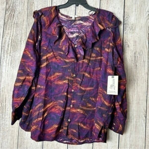 Terra & Sky  plus women tops 3X